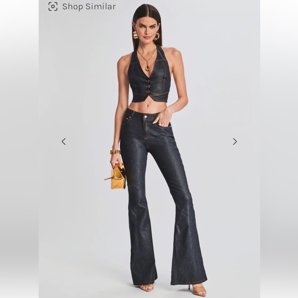 Retrofete Moore Mid Rise Flare Jean - Sold Out NWOT